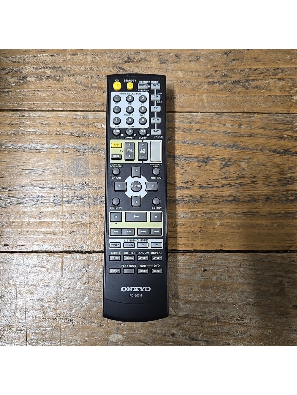 GENUINE ONKYO RC-607M Remote TX-SR503 TX-SR503B TX-SR503S TX-SR503E Tested OEM